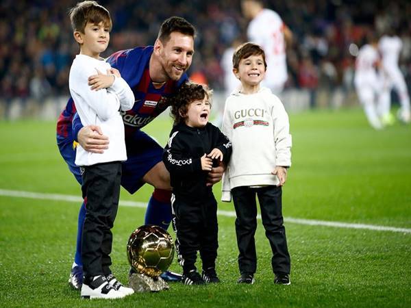 3 cậu con trai Messi mỗi người một vẻ đáng yêu hết phần