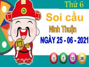 chốt số XSNT ngày 25/6/2021 đài Ninh Thuận thứ 6 hôm nay chính xác nhất